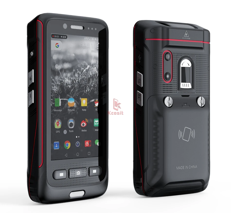 Kcosit KT7000 взрывозащищенный 1D 2D лазерный сканер штрих кодов Android 7 1 считыватель