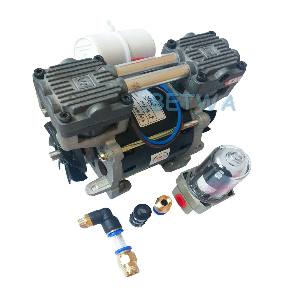 Quiet High Quality 80W Oilless Vacuum Pump 110V/220V Air Pump 86KPA