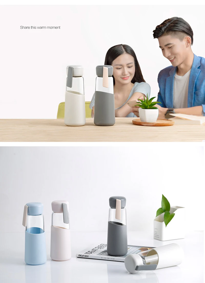 water bottle cute small water bottle shake bottle glass bottle water sports bottle for drinking metal bottle sports water bottle su sisesi kitchen items  (11)