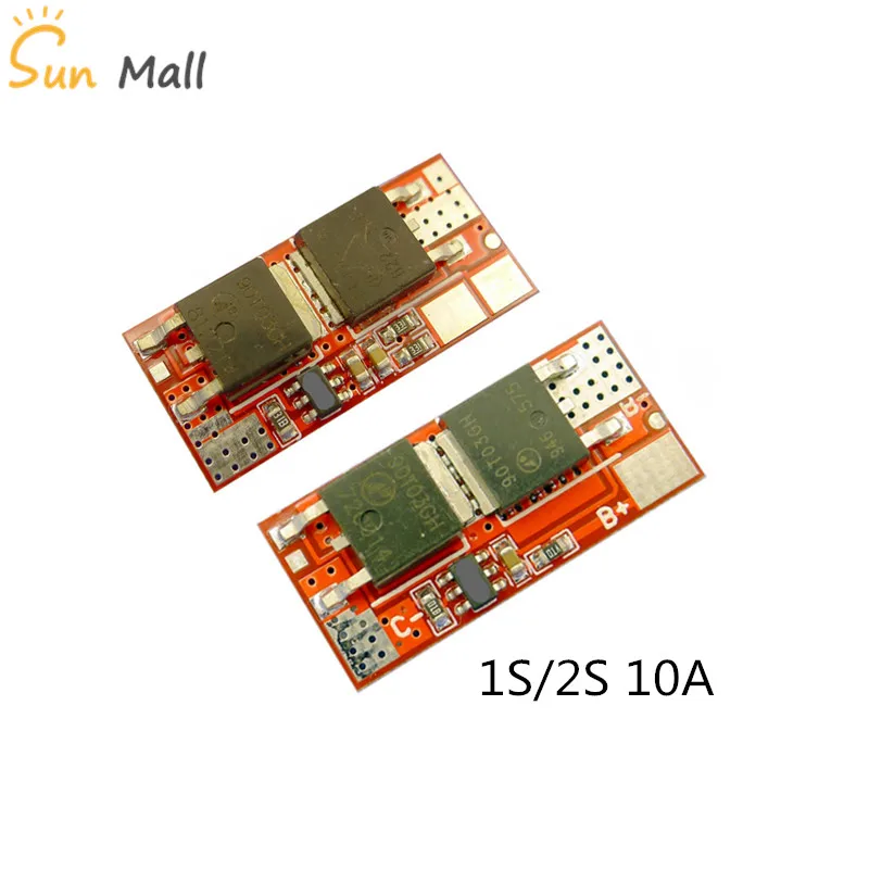 

10A 1S 2S 4.2V PCB PCM BMS Charger Charging Module 18650 Li-ion Lipo 1S 10A /2S 10A BMS Lithium Battery Protection Circuit Board