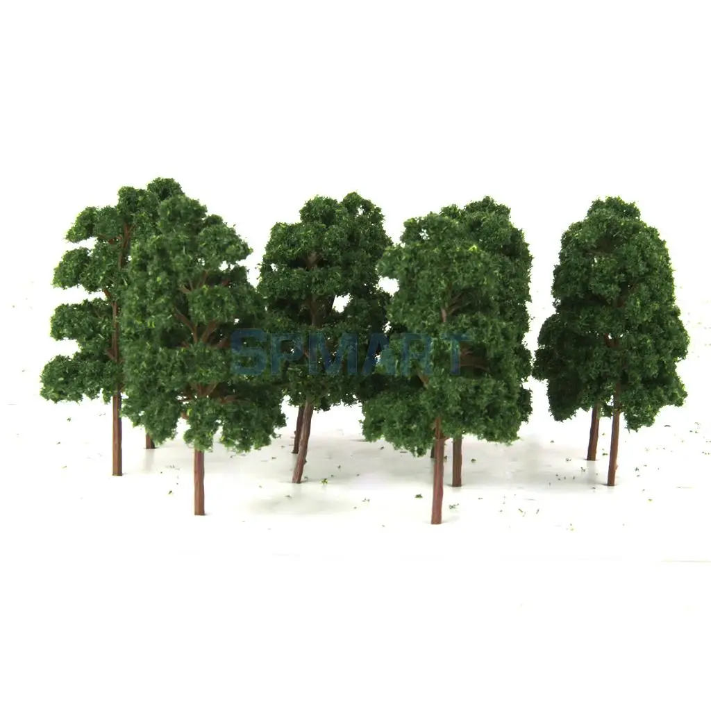 20 Trees Model Train Railroad Wargame Diorama Scenery Landscape HO N Scale