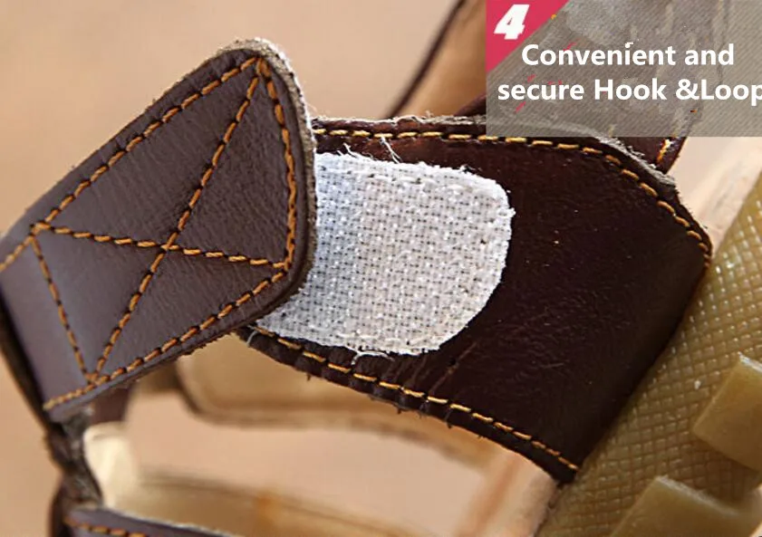 Children's genuine leather sandals-30