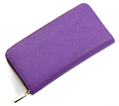 Firenzuola Европейский Американский индивидуальный профилированный Женский Длинный кошелек модный на молнии#358 - Цвет: Фиолетовый
