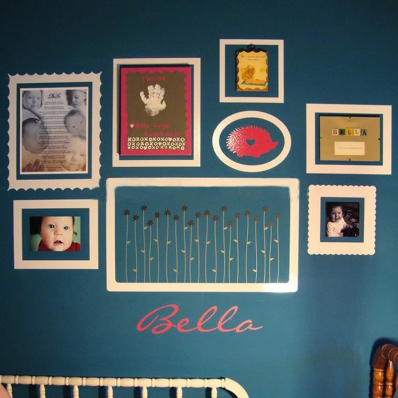 Large Photo Frames Vinyl Wall Decals , picture frames wall stickers home wall decoration free