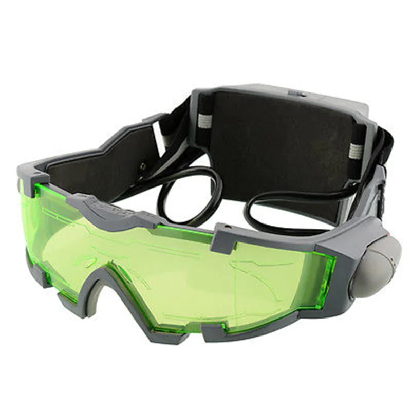 Регулируемые спортивные ветрозащитные очки ночного видения, очки для защиты глаз ребенка, светодиодный, для спорта на открытом воздухе, альпинизма, езды на велосипеде