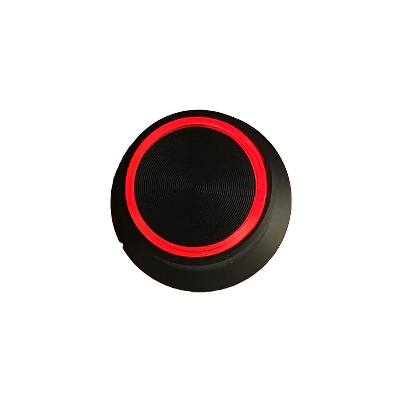 5PC Excellent Black Knob 25*15mm Potentiometer Knob photopermeability Volume Knobs Let In LED Pervious To Light Hi-FI Audio