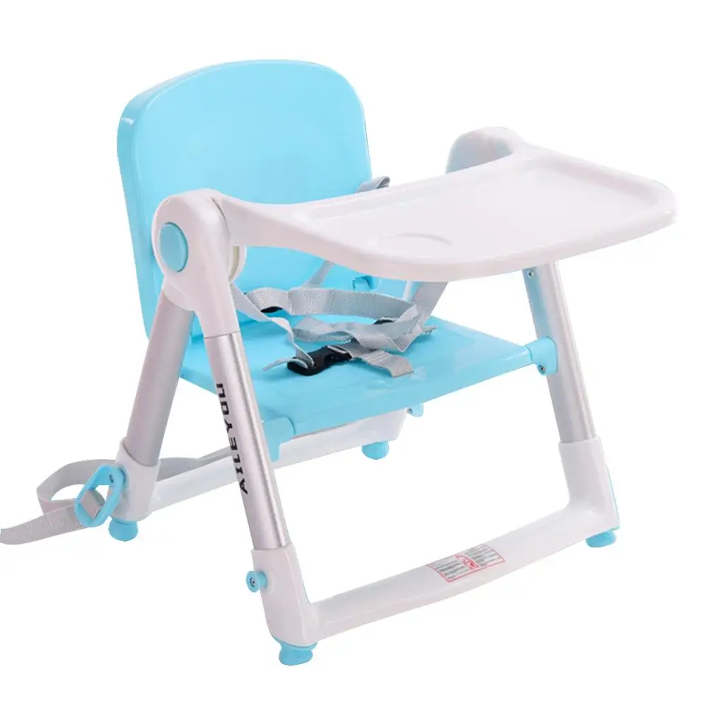 

Dining Booster Seat Safety Belt Baby Highchair Child/Kids Dinner Feeding Chair Collapsible Foldable Portable, 0-16 kg