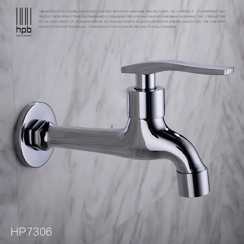 HPB Brass Garden Faucet Decorative Outdoor Faucets Tap Bibcock Laundry