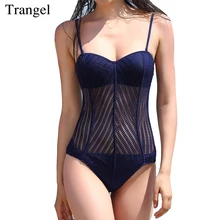 Trangel, сдельный купальник, Женский Одноцветный купальник, бикини, купальник, женский купальник, бикини,, купальник для женщин