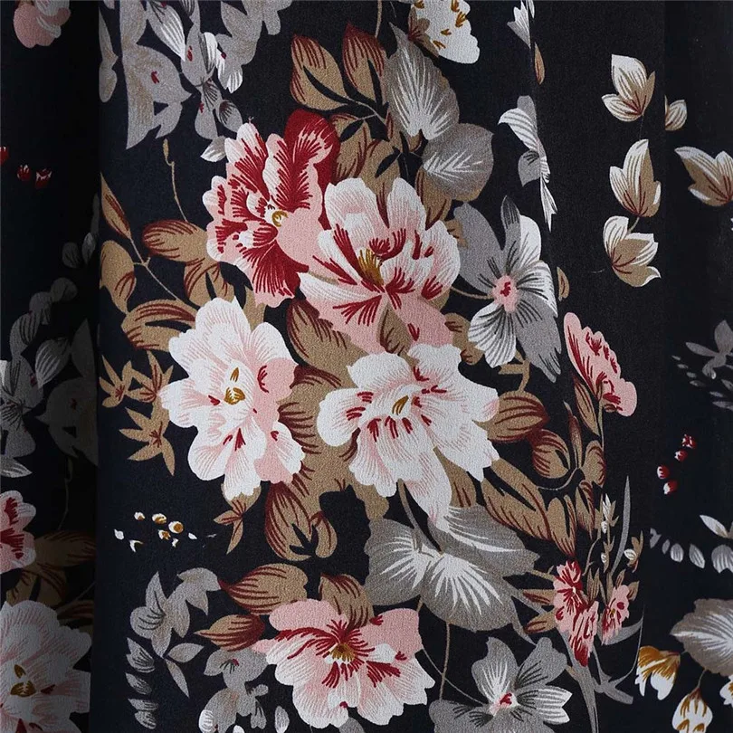 New Fashion Women Floral Printed V-Neck Sleeveless Casual Dress 2019 Summer Casual Elegant Lady Camisole Mini #E10 (4)