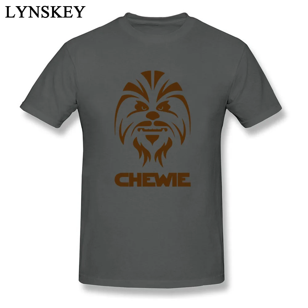 Cheap Adult T Shirts O Neck Summer Autumn Short Sleeve 100% Cotton Tops Shirts Chewbacca Face Logo Printed Sweatshirts Chewbacca Face Logo carbon