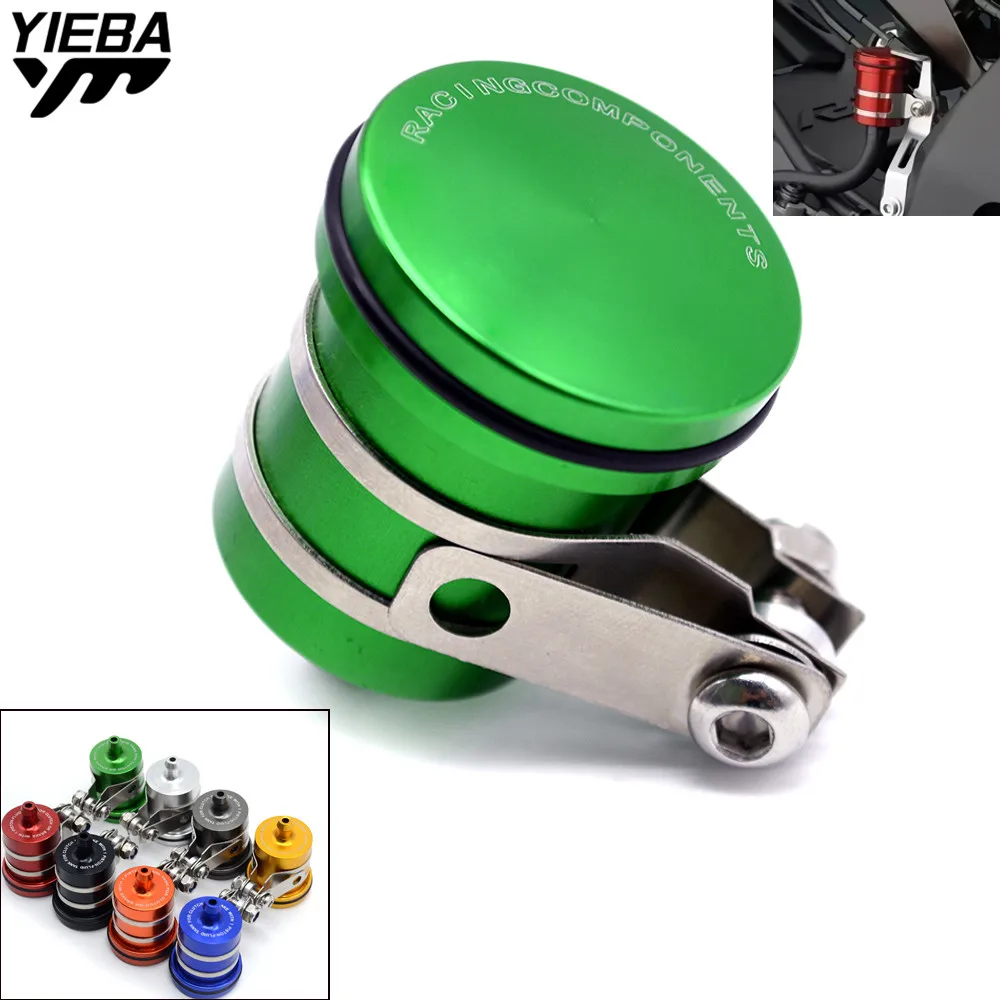 CNC Motorcycle Brake Fluid Reservoir Clutch Tank Oil Fluid Cup for KAWASAKI NINJA250/300R Z250/Z300/VERSYS 300X Z1000 ZX6R/636