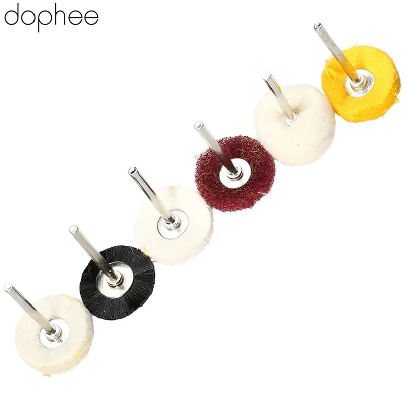 Dophee аксессуары для Dremel войлочный полировальный круг диск заусенцы щетки
