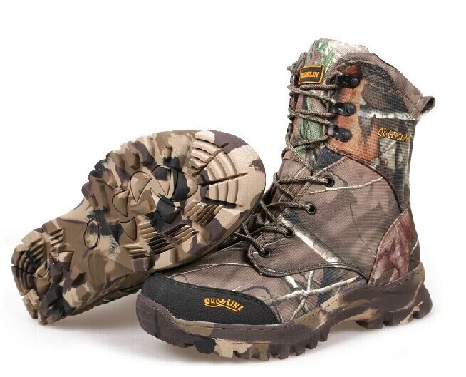 camouflage waterproof boots