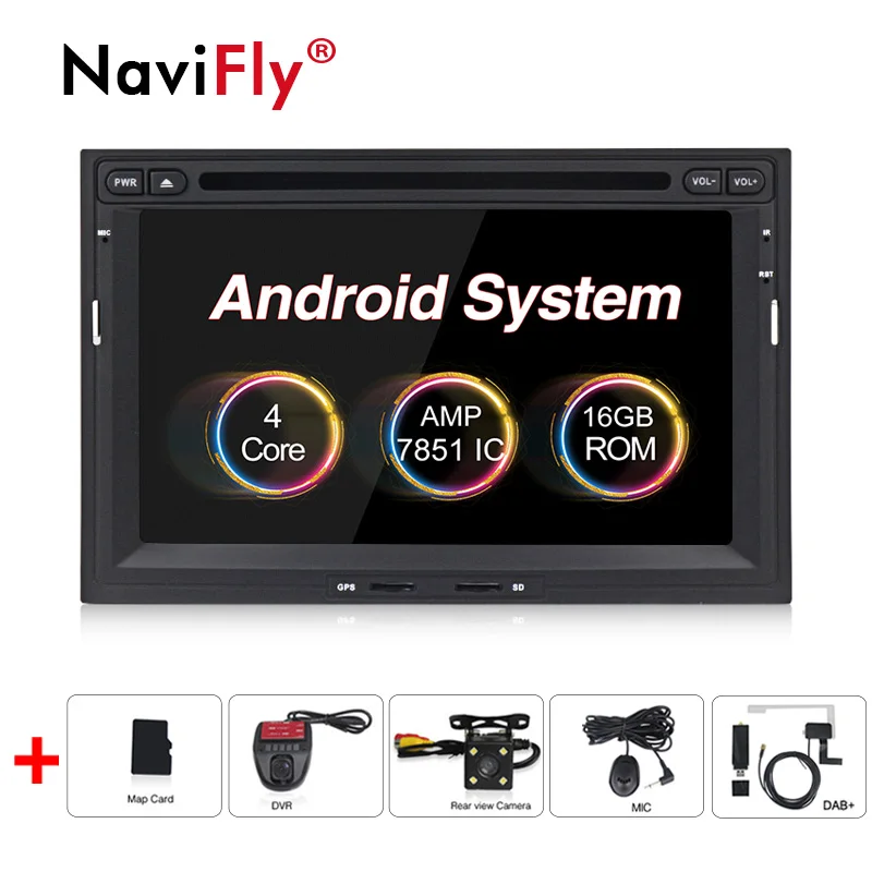 NaviFly Android8.1 четырехъядерный автомобильный аудио dvd-плеер gps навигатор для peugeot 3008 для peugeot 5008 2009 2010 2011 2012 2013 - Цвет: Car camera dvr DAB