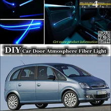Внутренний светильник окружающей среды, настроенный атмосферный волоконно-оптический светильник s для Opel Meriva A/B освещение внутри двери, не EL светильник