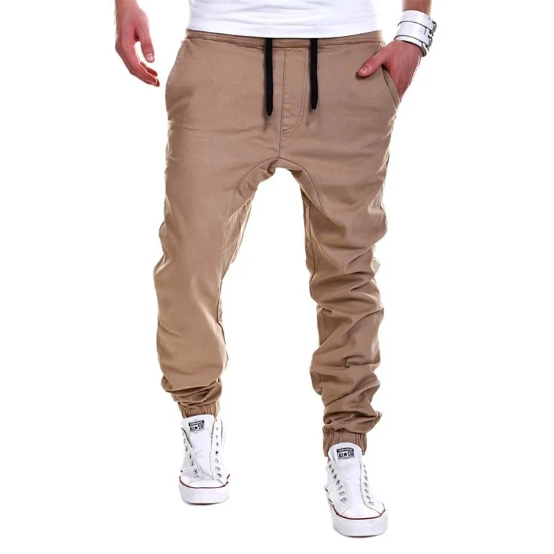 Casual Men Pants Unique Pocket Hip Hop Harem Pants 2017 Brand Male