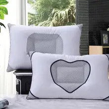 Дышащая Шейная подушка в форме сердца, высококачественные хлопковые подушки для здоровья