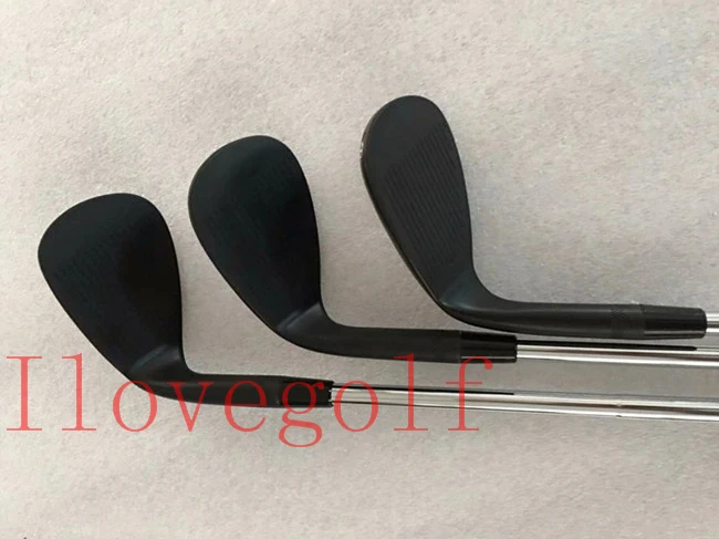 

100% New SM 7.0 Golf Clubs Wedges SM 7.0 Black Golf Wedges 52/56/60 Dynamic Gold Steel Shafts DHL Free Shipping