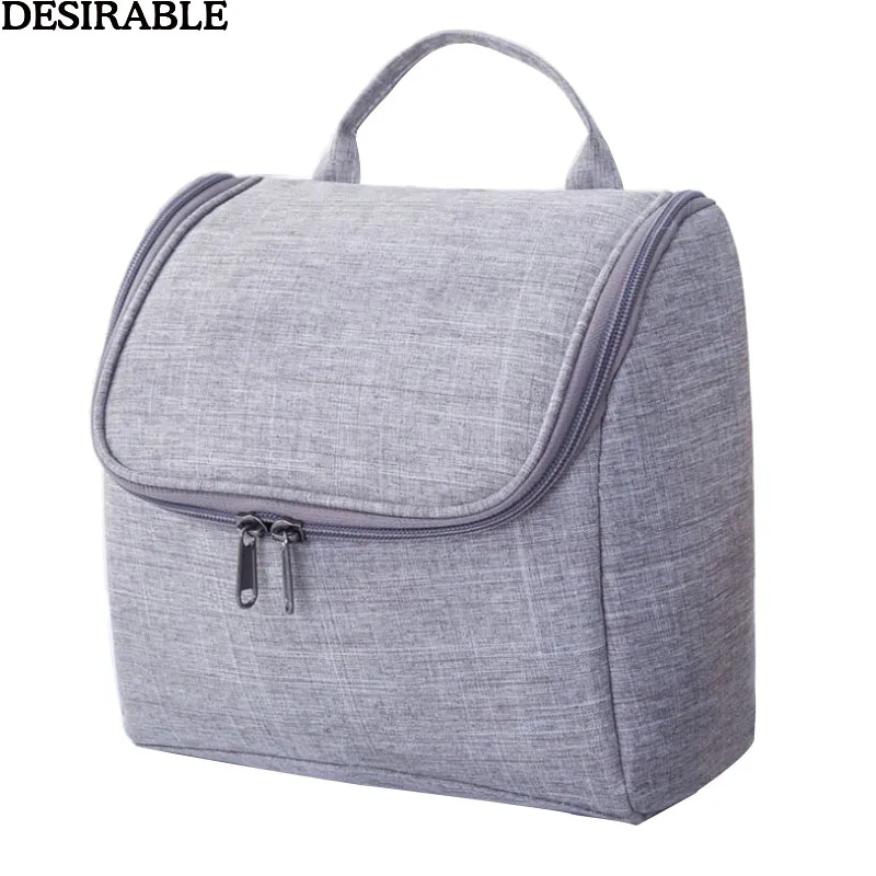 

Women Men Portable Cosmetic Bag Beauty Organizer Case Wash Toiletry Necessaries Travel Large Waterproof Makeup Bag with Hanging