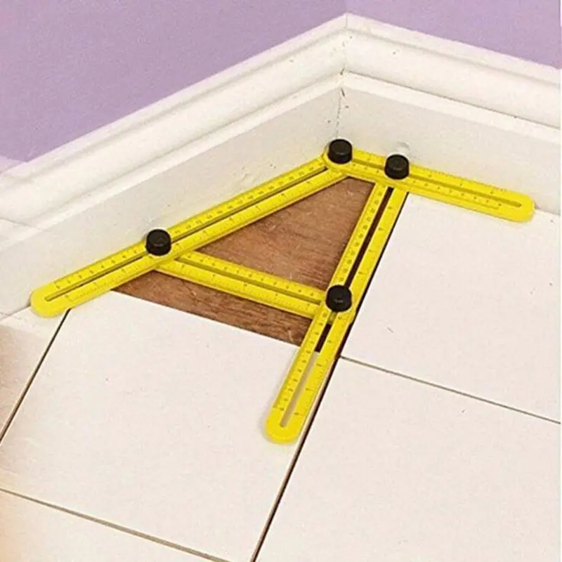  Professional Template Tool Angle Measuring Protractor Multi-Angle Ruler Builders Craftsmen Engineer - 32830795031