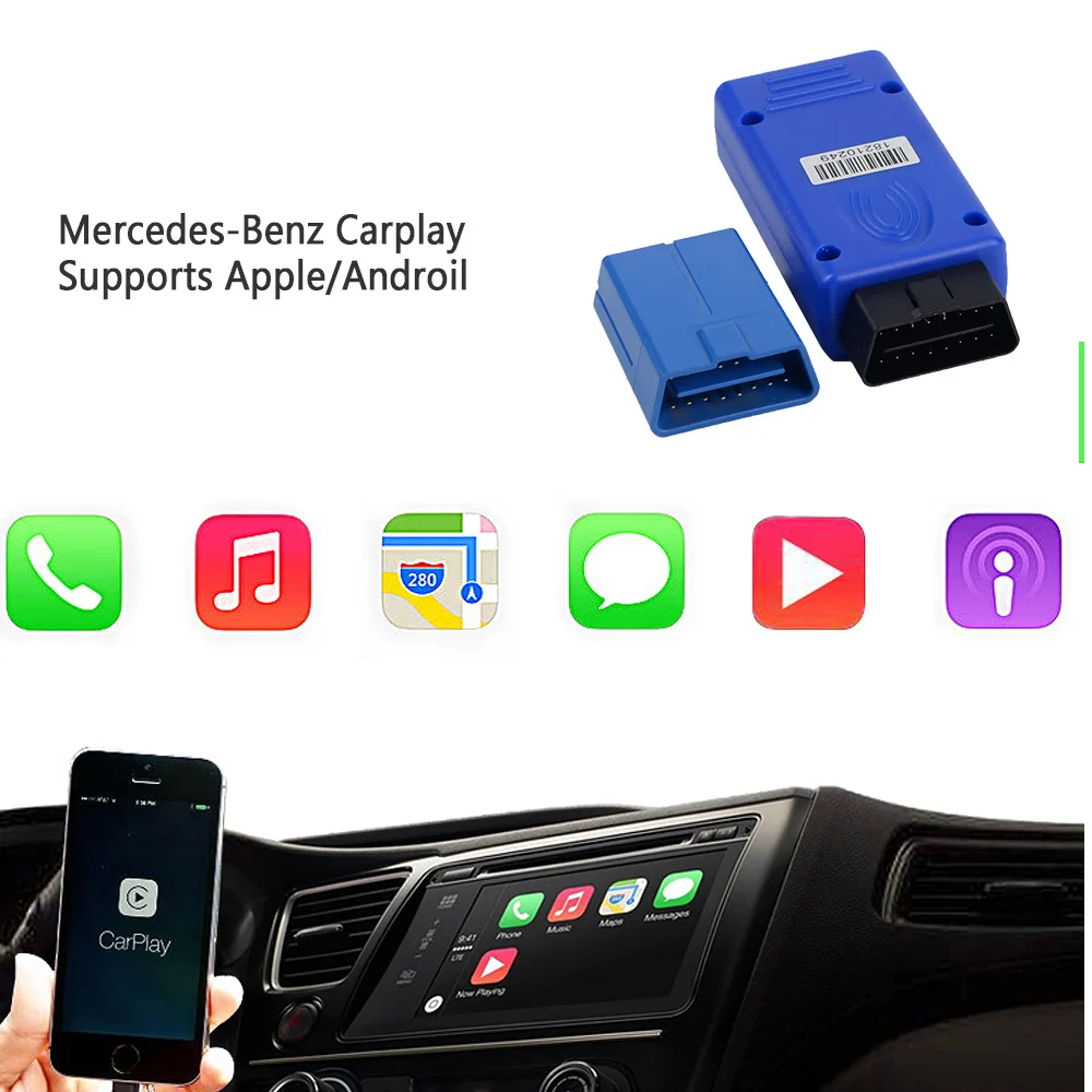 2020 Новинка для Mercedes Benz NTG5 S1 класс Apple iPhone CarPlay активатор Авто Carplay инструмент