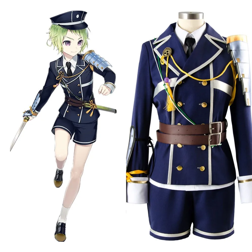 

Touken Ranbu Cosplay Costume Mori Toshiro Outfit Uniform Adult Cosplay Costume Halloween Carnival Custom Made