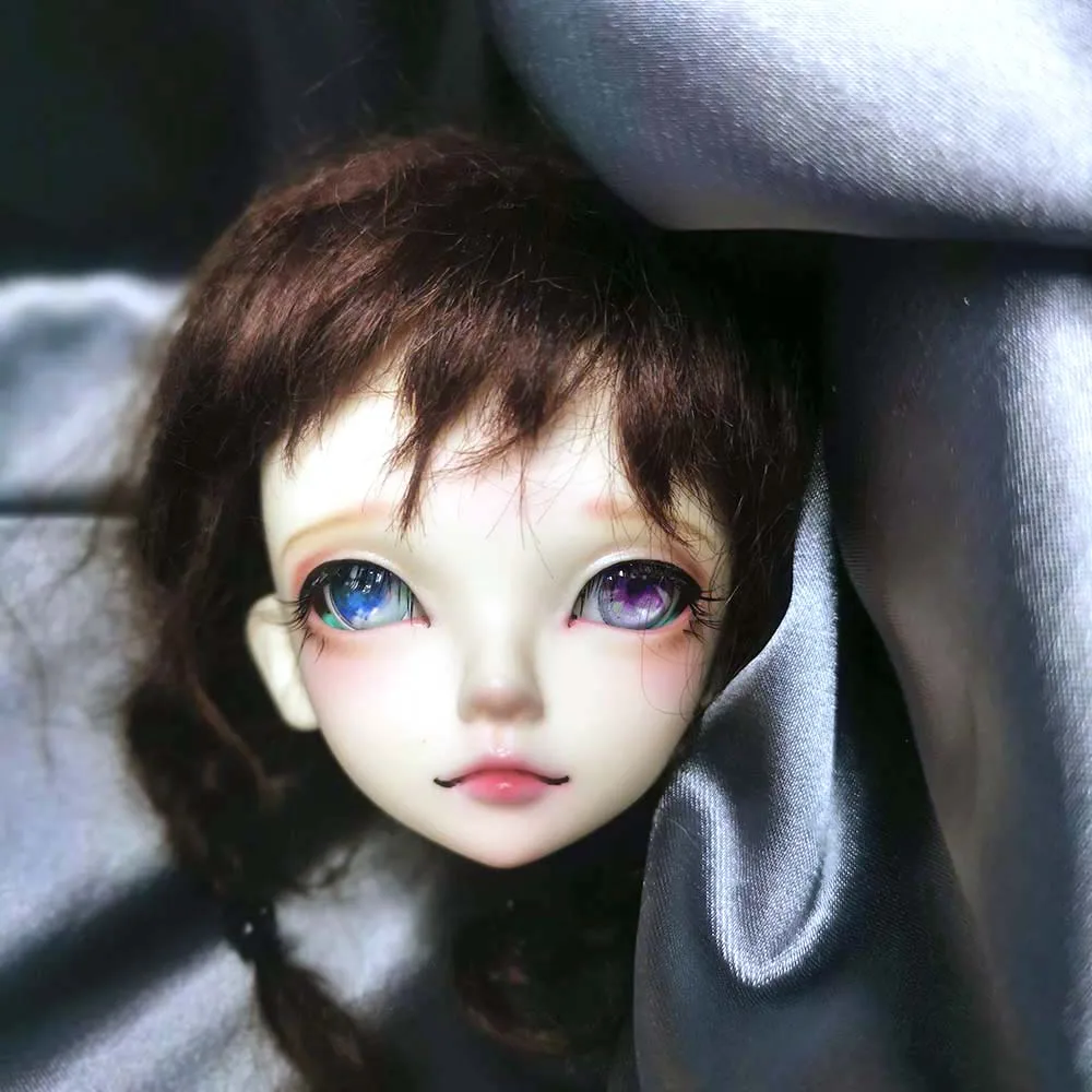 1/6 BJd глаза мультфильм 3d глаза Синий Розовый Фиолетовый шин 1/4 1/3 1/8 BJD SD MSD кукла 10 мм 12 мм 14 мм печать пластиковые BJd куклы аксессуары