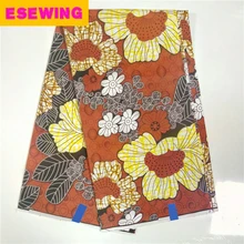 ESEWING модный цветок Клевер африканская настоящая восковая печать хлопок настоящая ткань Настоящие Восковые принты Анкара Африканский Воск печатная ткань