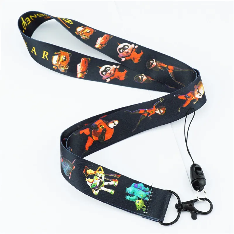 

Cute Cartoon Anime The Incredibles Neck Strap Lanyards for keys Mobile Phone Strap ID Card Badge Holder Rope Key Chain Gift