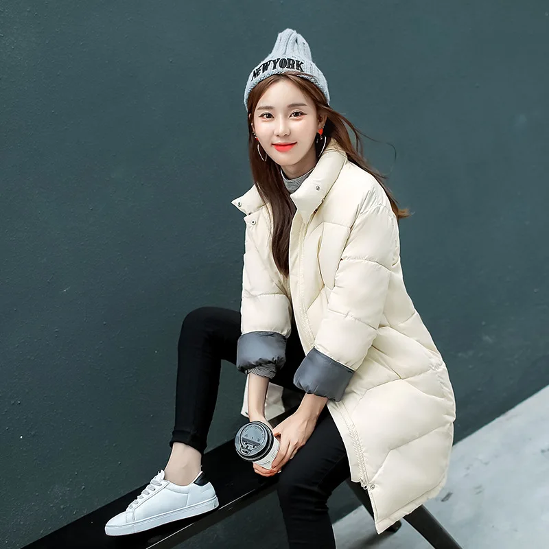 

BRZFMRVL big size S-2XL Women's Winter Coat big Size Long Warm coat Women Winter Jacket Female autumn spring Parkas clothing