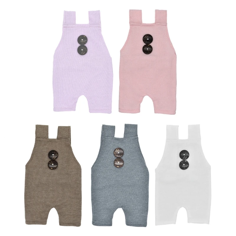 

Newborn Props Boys Girls Costume Infant Buttons Romper Baby Photography Outfit MAY21-A