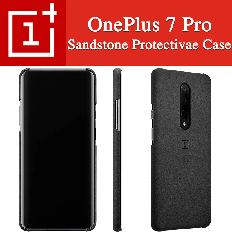 Оригинальный чехол 100% Oneplus 7 Pro Официальный бампер Oneplus7 нейлоновый песчаник