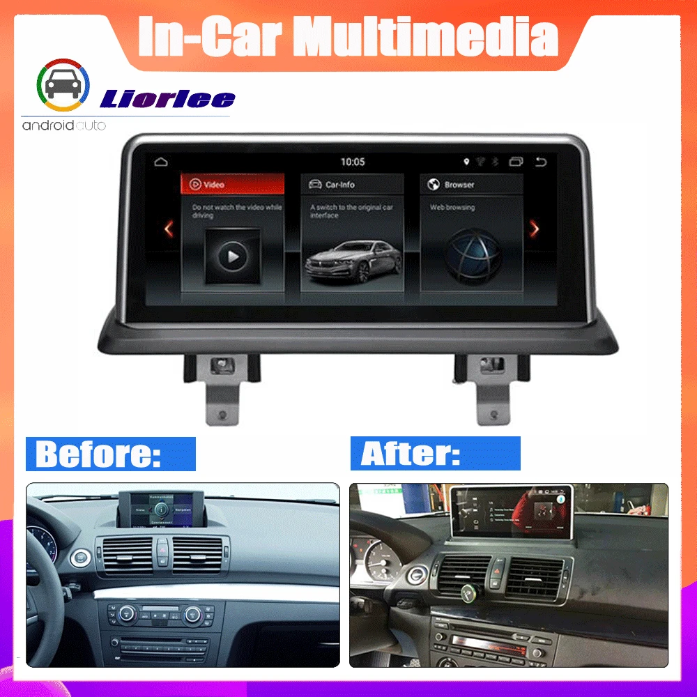 Excellent 6-Core Android System Update Car GPS For BMW 1 Series E87 E88 2005~2012 Autoradio Navigation Car Multimedia 2