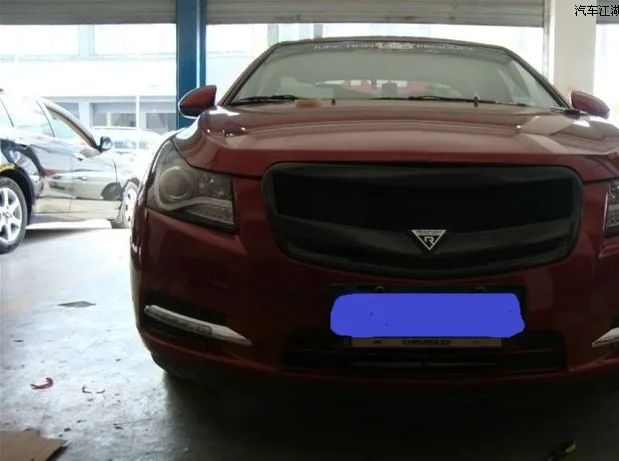 Подходит для Chevrolet Cruze карбоновый Комплект переднего кузова авто бампер сетка решетка решетки 2009