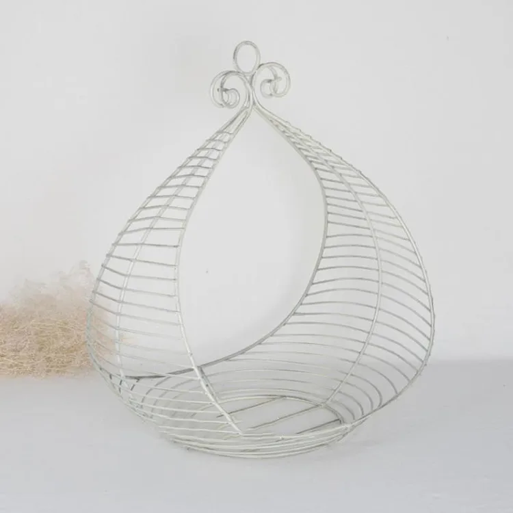 New Newborn photography props wrought iron basket newborn Unisex boy girl baby photography Shooting props (only the Basket )