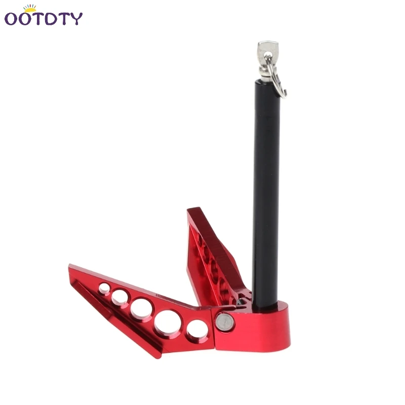 Foldable Metal RC Car Winch Anchor Earth Anchor Decor Tool for 1 10 Tamiya CC01 Axial
