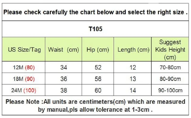 T105 SIZE