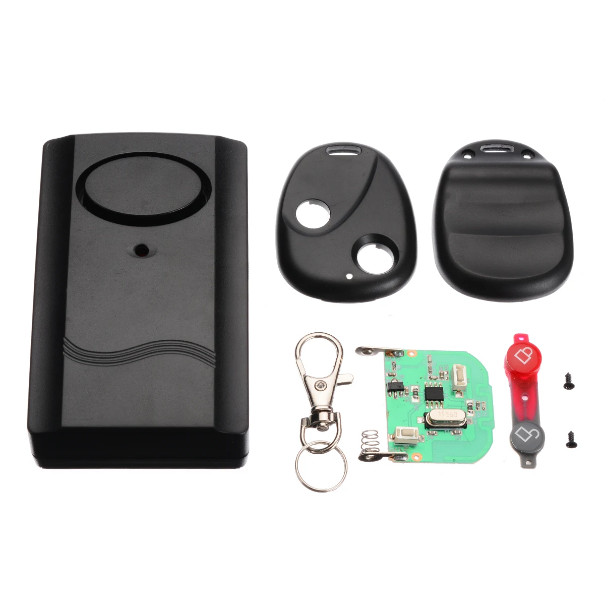For Motorbike Scooter Cars 120db 9V Motorcycle Security Alarm Anti Theft With 12V 23A Remote Control Built-in Vibration Sensor