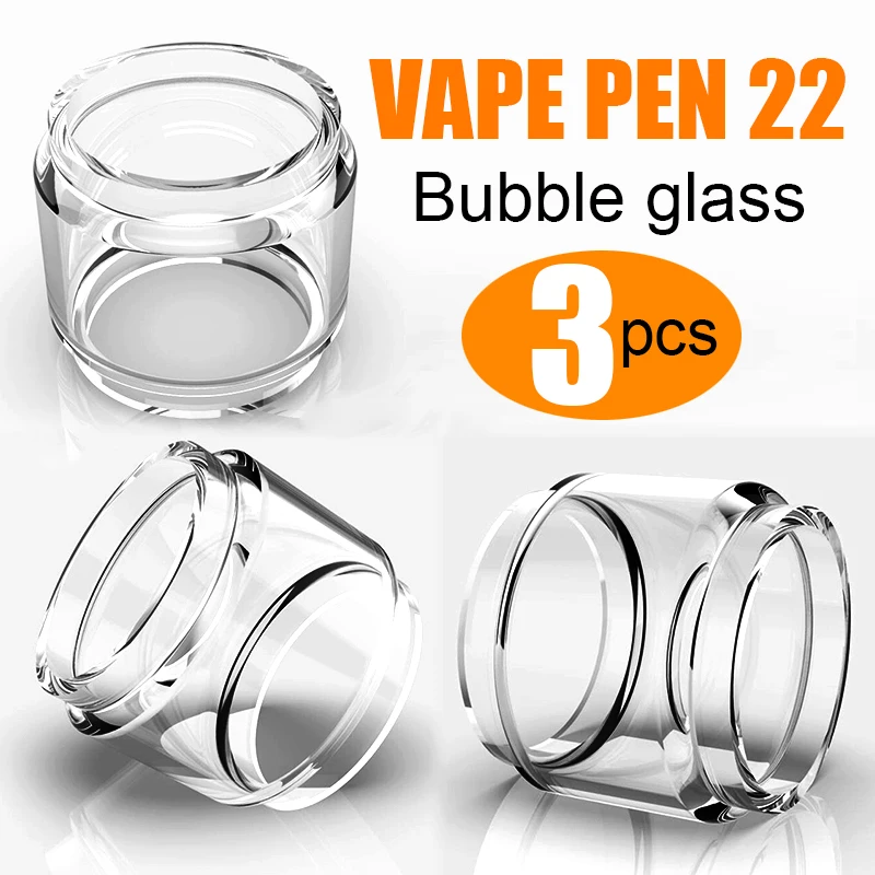 Buy 3pcs E cigarette vape pen 22 pyrex Pure Glasss Tube Replacement for