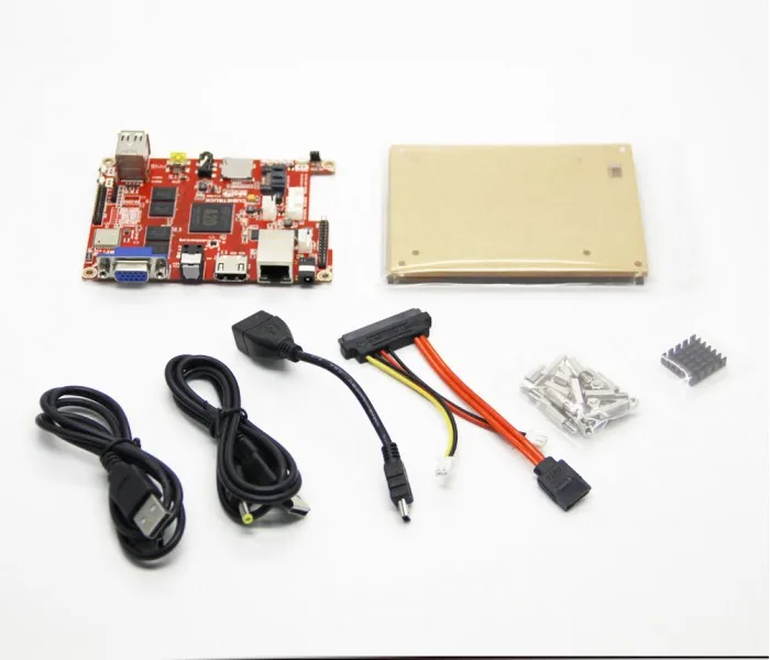 Cubietech Cubietruck Cubieboard 3 двухъядерный A20 плата 2 ГБ DDR3 8G NAND Wifi BT Мини ПК с открытым