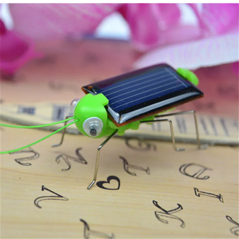 Buy mini Novelty Solar Panel toy simulation insects