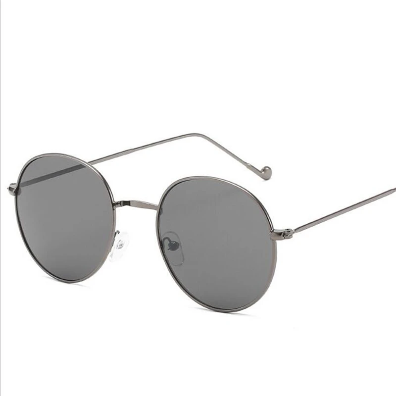 

Metal Full Frame Ocean Lenses Oval Sunglasses Women Men Retro Trend Colorful Sun Glasses UV400 oculos de sol masculino