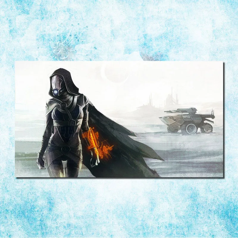 Mass Effect 2 3 4 горячей съемки действие игры Art Шелковый Холст плакат 13x24 20x36 inch