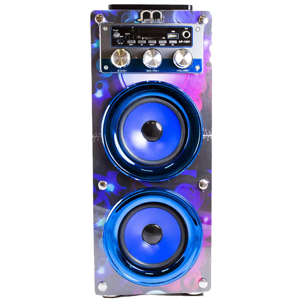 Karaoke Speaker Bluetooth Wireless Portable with Microphone FM Radio