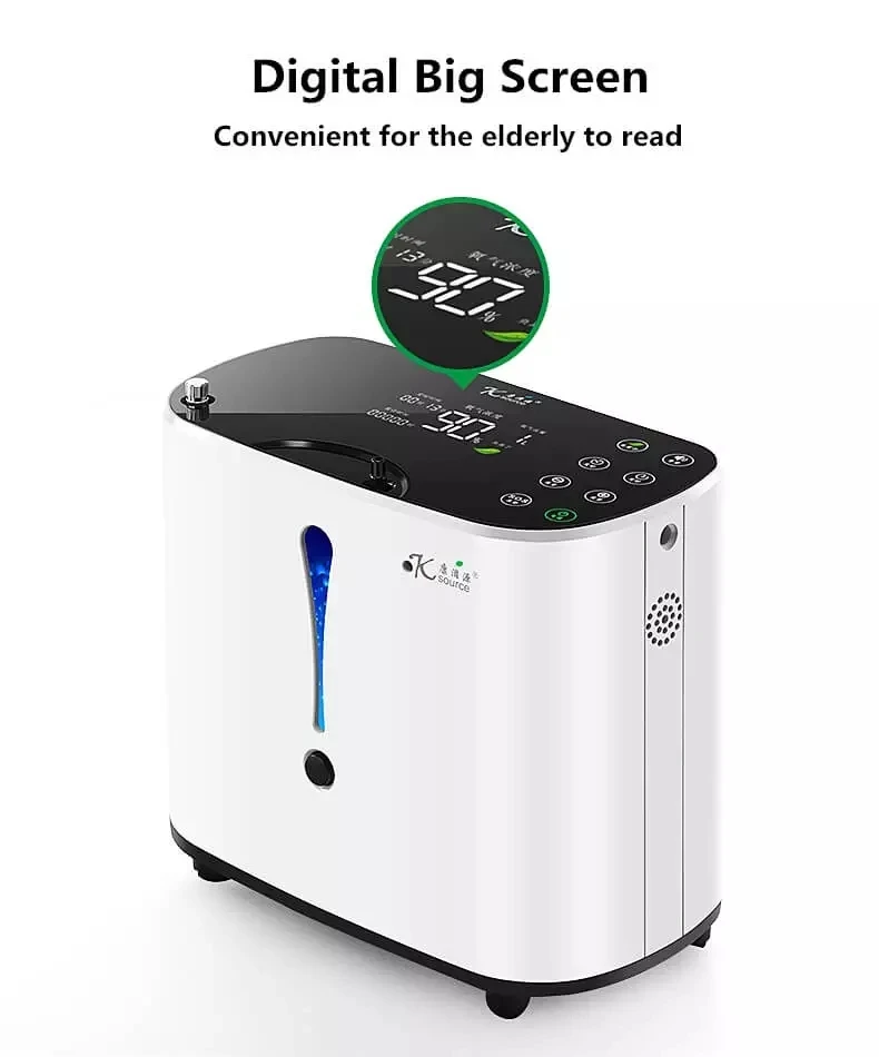 Concentrador de Oxigênio Máquina de Oxigênio em Estoque de Alta Qualidade Pureza Portátil - Min Uso Homecare Oxigen Gerador Ac110-220v 93% 1-6l 4 de oxigênio uso homecare oxigen gerador AC110-220V