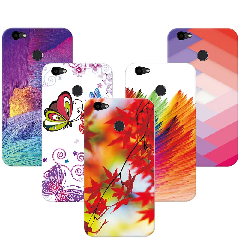 

Colorful Pretty Phone Case For Coque ZTE Blade A6 5.2" Exotic Plants High Quality Soft TPU Case Cover For ZTE A6 A 6 Funda Capa
