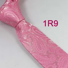 YIBEI coahella ties мужской обтягивающий галстук розовый серебряный галстук с ярким узором тканый тонкий узкий галстук модный галстук для мужчин Свадебный Corbata