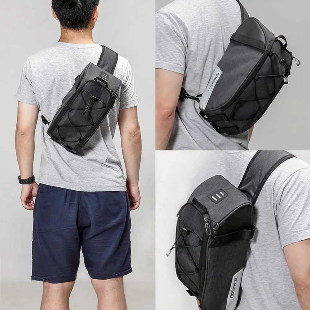 Top 8L 300D Polyester Bag For MTB Bike Bicycle Saddle Bags Bike Bag Rear Seat Rack Trunk Storage Case Pouch For Luggage Carrier S3 5