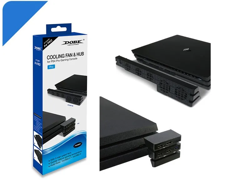 Cool Cooling Fan 5 cooler Heat Exhauster coolingpad+Extender USB Adapter 5-in-1 HUB For PlayStation 4 Pro PS4 Gaming Console | Электроника